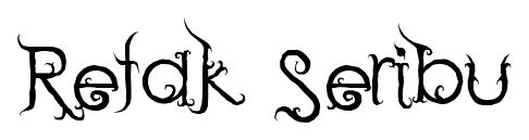Retak Seribu font